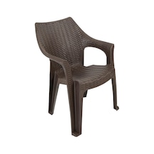 Depootoptan Mandella Polo Rattan Koltuk (4 Adet) Kahverengi