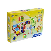 Akıllıelma-kızılkaya Manyetik Bloklar 11pcs Zeka Küpü Kzl-hd356a
