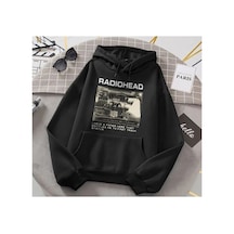Medinenur Radiohead Dna Breeding Siyah Kapşonlu Sweatshirt siyah