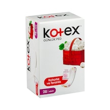 Kotex Günlük Ped Uzun 28'li - İpeksi Yumuşaklık Ve Güvenli Koruma 3'li Ekonomik Paket - 3 Adet Tarı