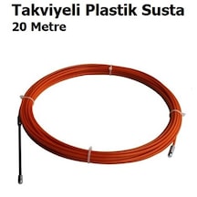 10 Adet 20 Metre Kılavuz Telli Plastik Susta