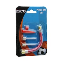 4 Pcs Pompa İğne - Hortum Seti Top - Bisiklet Lastik Şişirme Bx40
