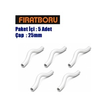 Fırat Düz Köprü 25mm, Düz Kavis, 5 Adet, 7b00120025
