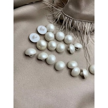 Raushdaryn İnci Fildişi Düğme 13 Mm 169143720