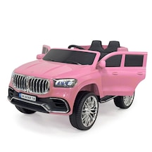 Akülü Araba Uzaktan Kumandalı Bold Gt Pembe 4x2 Deri Koltuk
