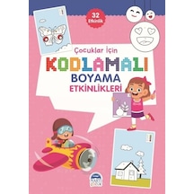 Çocuklar için Kodlama Etkinlikleri - Pembe - 32 Etkinlik- Martı Yayınları