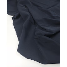 Koyu Lacivert Krep Şifon En: 150cm-10708 Lacivert