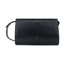 Tamer Tanca Erkek Hakiki Deri Siyah Floter El Çantası 301 1023 Erk Canta Sk24-25 Sıyah Fltr Siyah