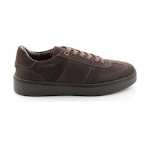Bambi Kahve Süet Hakiki Deri Erkek Sneaker E01789045102 Kahve Rengi
