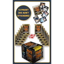 Panini Fifa World Class Koleksiyon Futbolcu 2024 Sticker Çıkartmaları + 12 Paket 60 Adet Sticker