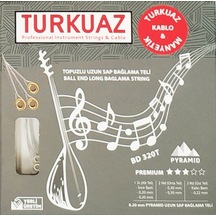 Turkuaz BD320T Uzun Sap Bağlama Teli 020 Pyramid Topuzlu SET