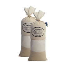 2 Adet Çankırı Kristal Kaya Tuzu Ince Çekilmiş Beyaz Bez Torbada 2 Kg. Orijinal Kaya Tuzu Ince