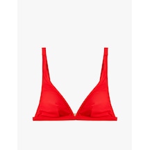 Koton V Yaka Bralet Bikini Üstü Kırmızı 6sak10297mm