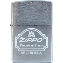 Zippo American Classic Dizayn Çakmak Gri