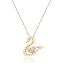 Diamond Line-Gülaylar - Sarı Altın 14 Ayar Kalp Kolye 280954000