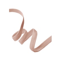 Pudra Pembe 20 Mm 5 Mt Dayanıklı Sert Yassı Elastik Şerit Lastik
