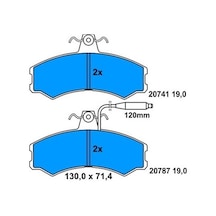 Ducato -peugeot J5 -citroen C25 Ön Fren Balatası 3440 - 9938205-