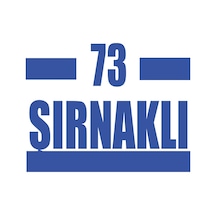 73 Şırnaklı Araba Sticker 17x17 Cm Mavi