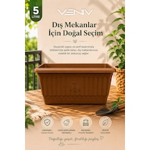 Dekoratif Antik İç Dış Mekan Saksısı 5 Litre 1 Adet