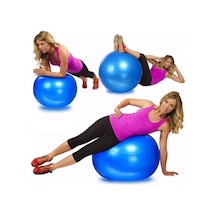 Büyük Boy Pilates Topu 65 CM Pilates Topu + Pompa Mor