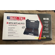 Baytec S2 Çelik 40 Parça Tork Set Otomotiv Seti T55 Tork Seti 12 Alyan Seti