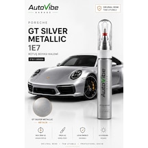 Porsche Gt Silver Metallic M7z Rötuş Boyası Ve Rötuş Çeliği Seti Kalemi 2'si 1 Arada Orijinal Renk Uyumlu