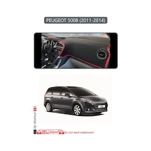 Peugeot 5008 2011-2014 Torpido Koruma Halısı Gri Kenar