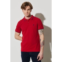 Wrangler Polo Yaka Regular Fit Kırmızı Erkek T-shirt W7bhk4x47 001