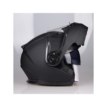 Lazer Golden Çene Açılır Kask Mat Gri Mat Siyah