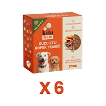 Kito Fresh Kuzu Etli Taze Yetişkin Köpek Yemeği 6 x 250 G
