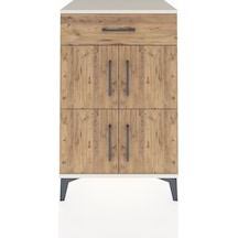 Hyperion Komodin Tek Raflı Tek Çekmeceli 4 Kapaklı 60x44x96 A... Aytaşı