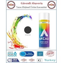 Akçalı Sprey Boya - 400ml Tam Dolum - Mat Siyah
