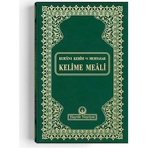 Rahle Boy Muhtasar Kelime Mealli Kur'An (Mühürlü) Yeşil