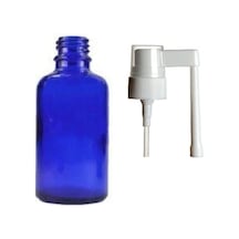 30ml Mavi Ağız Spreyi Başlıklı Cam Şişe,24 Adet, Ağız Spreyi Şiesi, Cam Şişe, Medikal Şişe Diğer
