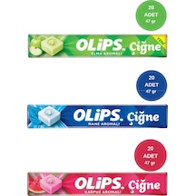 Olips Çiğne Ferahlatıcı Çiğnenebilir Şeker Çeşitleri 47gr - 15 Adet