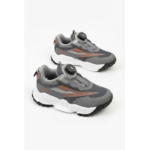 Vicco Tora Füme Anatomik Akıllı Bağcıklı Sneaker Erkek Çocuk Ayakkabı 346.f26k.137