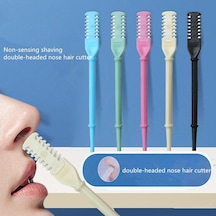 Manuel Burun Kılı Düzeltici 360 Trim Temizleme Burun Boşluğu Paslanmaz Çelik Jilet Taşınabilir Yıkanabilir Burun Kılı Bıçağı Stilleri Aletler