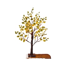 Soulader Huş Ağacı Tasarımı Led Işık Dekoratif Aydınlatma İç Mekan Pencere Önü Komodin Oturma Odası Yatak Odası Siyah