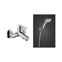 Erce Delta Banyo Bataryası Mafsallı Duş Takımı Krom