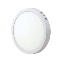 18w Sıva Üstü Yuvarlak Led Panel Beyaz Işık