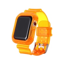 Zore Watch 44mm Krd-27 Uyumlu Kordon-turuncu