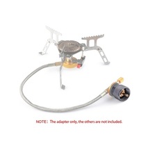 Novahub Kamp Ocağı Adaptörü - 1lb Propan Tankı İçin En417 Lindal Vana Çıkışı, Sızıntısız Ve Güvenli Gümüş Gümüş