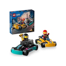 LEGO® City Go-Kartlar ve Yarış Sürücüleri 60400 5+ Yaratıcı Oyuncak Yapım Seti - 99 Parça