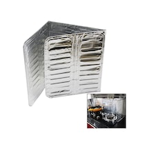 Ocak Yağ Sıçrama Koruyucu Alüminyum Folyo Plaka 83x32.5cm Go5060 Çok Renkli