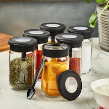 Life 6 Adet 400 Ml Kendinden Kaşıklı Baharatlık Seti Mıt1093 S