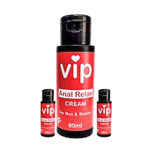 Vip Kadınlar Ve Ap.erkekler Için Analrelax Cream 3 Adet Lubricantanalrahatlatıcı Kasgevşetici Kaydırıcıkrem 60 Ml