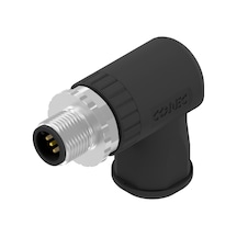 M12 5 Pin Erkek 90° Konnektör Conec 43-00106
