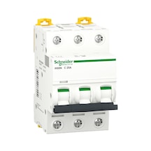 Schneider Electric Acti9 İk60N A9K24325 25A Sigorta (3P, 6Ka, C Eğrisi)