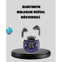 Enc Mikrofonlu Kablosuz Kulaklık Dokunmatik Kontrol Ve Led Ekran Şarj Kutulu 1