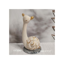 Yy3040 Salyangoz Biblo Sola Bakan 17cm Silikon Kalıp
